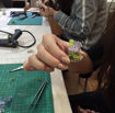 圖片 Preserved Flower 保鮮花系列～玻璃吊咀頸鍊班B-(粉藍/香檳色小星花少有款式）