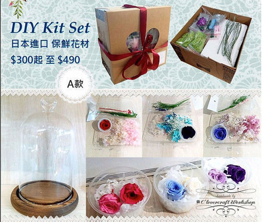 圖片 保鮮花 DIY kit set  A款